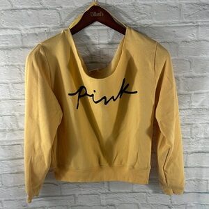 PINK Victoria's Secret Yellow Sweatshirt